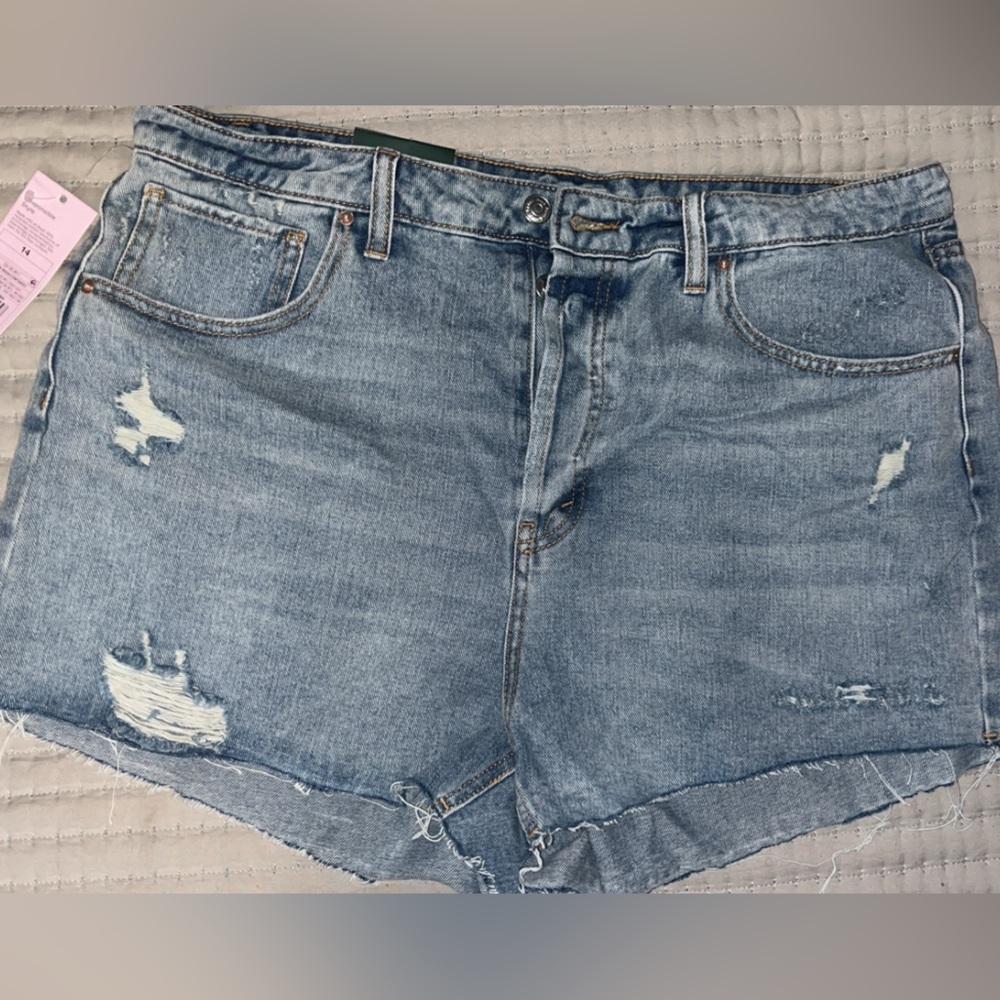 Denim shorts